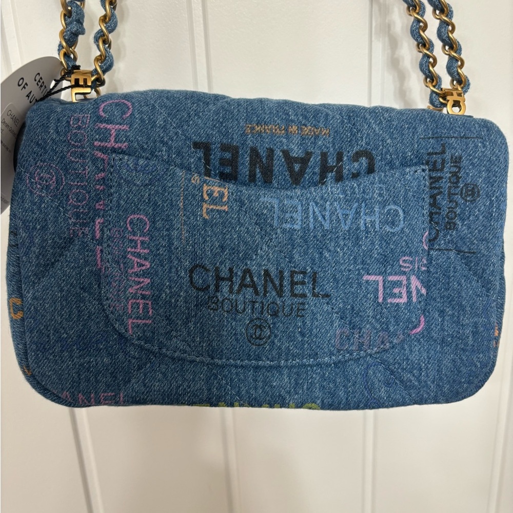 Chanel denim bag NWT from FashionPhile.